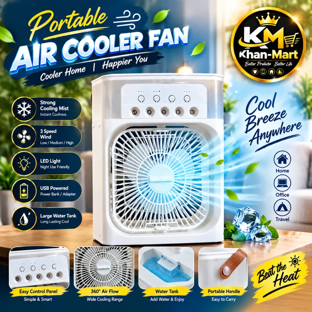Air Cooler Fan with Mist Flow photo 1