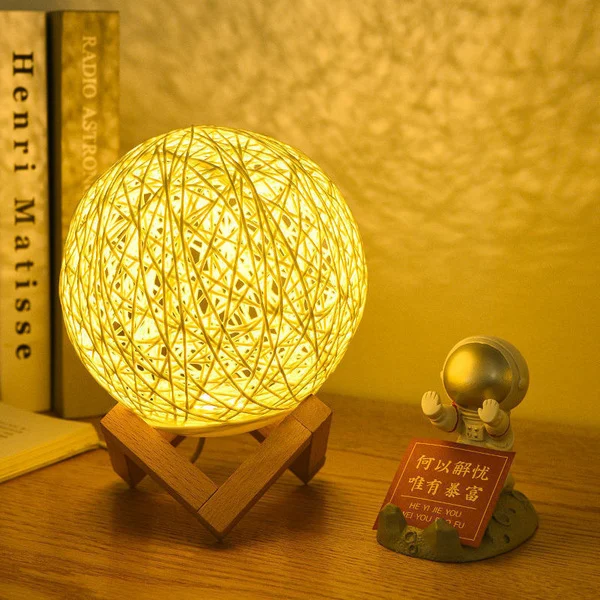 Creative USB Night Lamp Three-color switch dimming