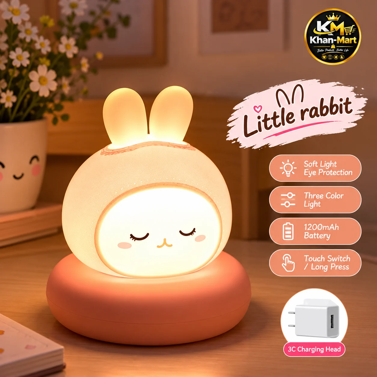 Rechargeable Baby Night Light 🌙 photo 1