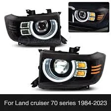 Suitable for 2007–2023 Land Cruiser LC70/76/78/79 Series — Modified LED Guard Headlights. photo 2