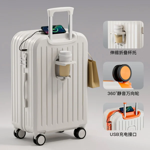 Premium Large-Capacity Trolley Suitcase with Universal Wheels photo 2